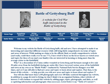 Tablet Screenshot of battleofgettysburgbuff.com